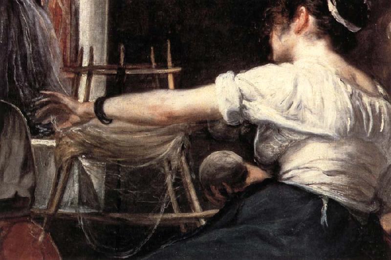 Diego Velazquez Details of The Tapestry-Weavers oil painting picture